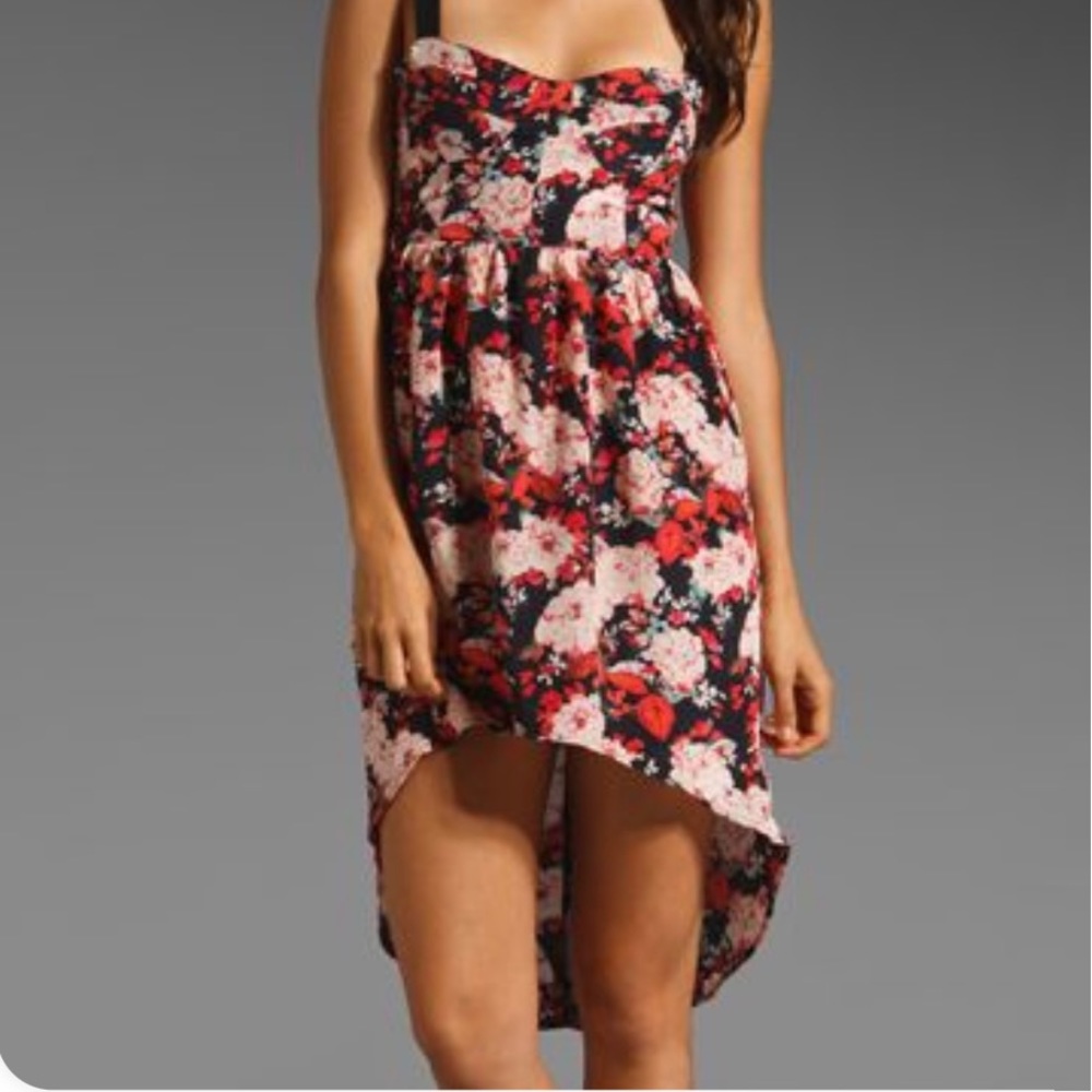Blu Moon Cross Back Bustier Dress